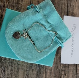 Return to Tiffany Toggle Bracelet Blue Enamel